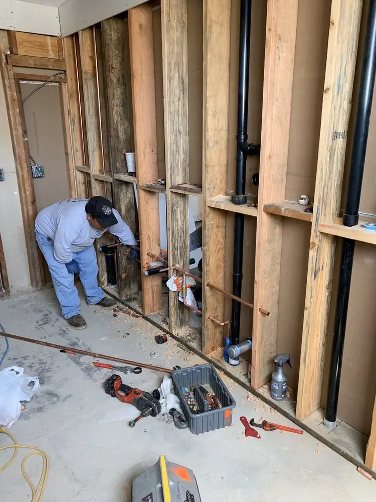 Commercial rough-in plumbing for Gas Line Repair in Gilbert Corners